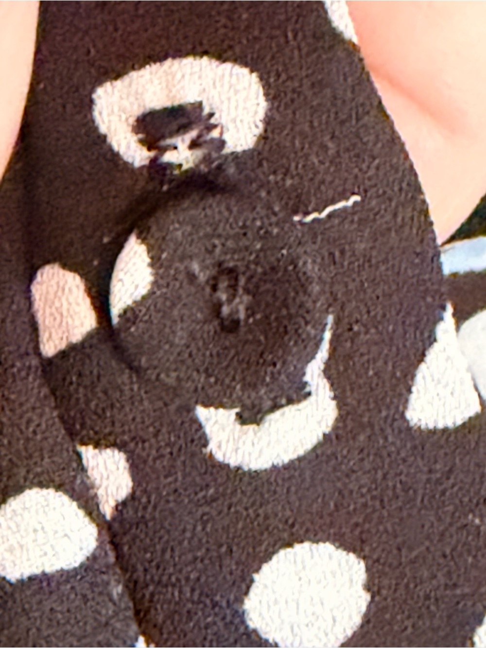 Daniel Rainn Black & White Polka Dot Sleeveless V-Neck Camisole - Picture 5 of 8